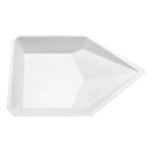 Heathrow Scientific HS1419C Pour-Boat Weighing Dish, 259 ml, White, Pack of 500 pcs