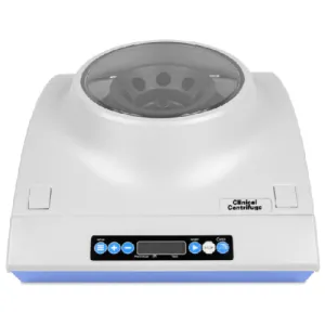 Heathrow Scientific 120776 Clinical Centrifuge, Digital, 8-Place, 100 - 240 VAC, 50 / 60 Hz Universal Plug, Gray / Blue