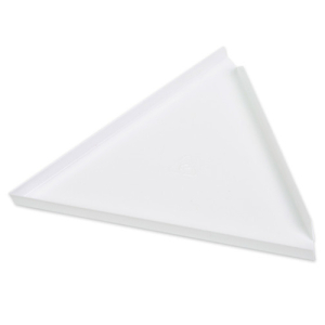 Heathrow Scientific 120848 Pill Counting Tray Triangular, Non-Sterile, White, Pack of 10 pcs