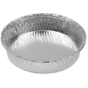 Heathrow Scientific 120930FR Aluminum Weighing Boat 70 ml, 71 x 17 mm, Crinkle Wall, Oil Free