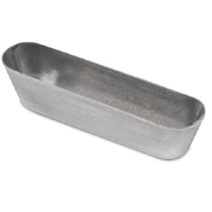 Heathrow Scientific 120933FR Aluminum Weighing Dish 1 ml, 25 x 7 mm, Smooth Wall, Oil Free