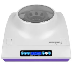 Heathrow Scientific 120963 General Purpose Centrifuge Digital, 100 - 240 VAC, 50 / 60 Hz Universal Plug, Gray / Purple