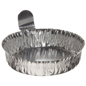 Heathrow Scientific HEA14521BFR Aluminum Weighing Boat, 34 ml, Oil Free