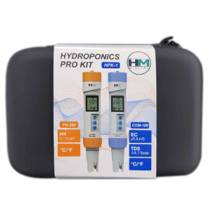 HM Digital HPK-1 COM-100, PH-200, Hydroponics Pro Meter Kit