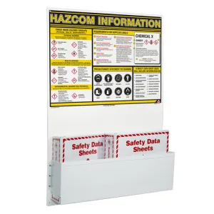 INCOM GHS1001 HAZCOM: Information Station (SDS Binder), 24" x 36"
