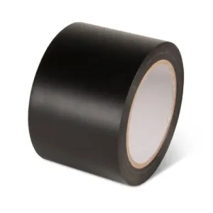 INCOM PST315 Floor Marking Tape: Black, 3" x 108'