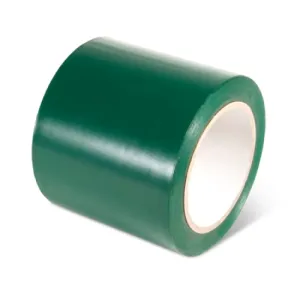 INCOM PST423XL Emerald Green Aisle Tape, 4" x 180'