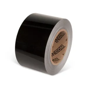 INCOM TM1103K Tuff Mark Durable Floor Tape: Black, 3" x 100'