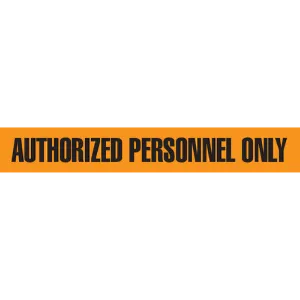 INCOM BT10203 Barricade Tape: AUTHORIZED PERSONNEL ONLY, Contractor (2.0 MIL)