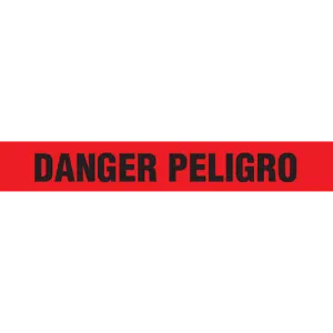 INCOM BT5068 Barricade Tape: DANGER PELIGRO, Value (1.5 MIL)