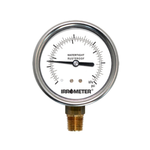 Irrometer 7LF-400 7LF Series Liquid Filled Pressure Gauge 400 psi / 2800 kPa