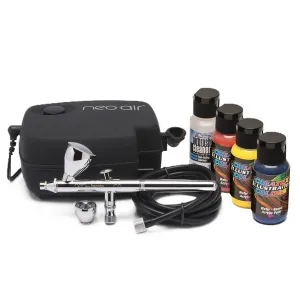 Iwata IW120 Gravity Feed Airbrushing Kit with NEO CN