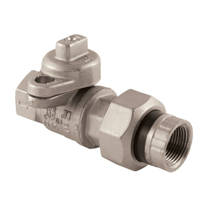 Jomar 241-005T 1" TEA Utility Gas Ball Valve, Full Port, 175 PSIG, with Insulated Tail Piece