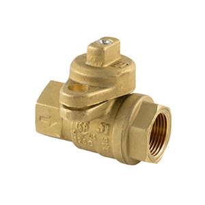 Jomar 240-006B Utility Gas Ball Valve, Full Port, 175 PSIG, 1-1/4" Brass