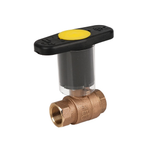 Jomar 200-704-IH T-200CSS-IH 3/4" Bronze Ball Valve, 2 Piece, Full Port, Threaded Connection, Stainless Steel Trim, Insulated Trim