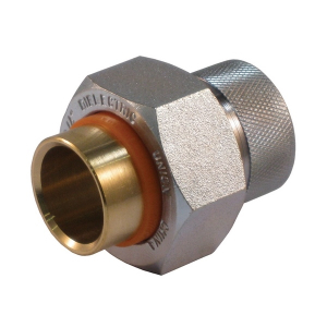 Jomar 701-103G Dielectric Union Lead Free Brass 1/2" FIP Connection