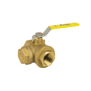 Jomar 100-838 Brass Ball Valve with Integrated Strainer, Size 2"