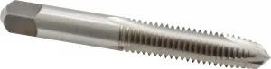 Kennametal 4131168 Spiral Point Tap 3/8-16 UNC, 3 Flutes, Plug Chamfer, HSS, Bright/Uncoated, 1-1/4" Thread Length, 2-15/16" OAL, Right Hand