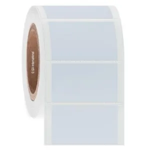 LabTAG L2FE-407C3-1WH 3" Core White Cryogenic Cover-Up Labels 3" x 1.5" for Frozen Vials & Tubes, Class L2FE-407