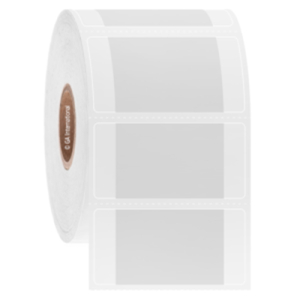 LabTAG L2FT-4C1-2WH Cryogenic Thermal-Transfer Labels for Frozen Vials and Tubes 1.75" x 0.875", Core 1 inch