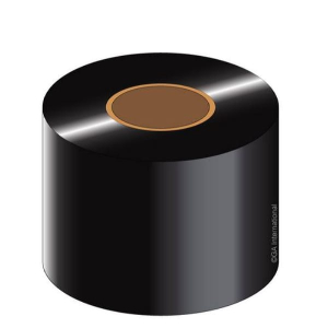 LabTAG RR40x300C1-1iZ4 Thermal-transfer, Smudge and Alcohol-Proof Resin Ribbons 1.57" x 984', Black, 1" Core