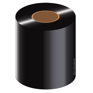 LabTAG RR60x300C1-1iZ4 Thermal-transfer, Smudge and Alcohol-Proof Resin Ribbons 2.36" x 984', Black, 1" Core