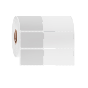LabTAG SYRB-2NOTC1-1.5YE Syringe Identification Labels for Thermal-Transfer Printers 1.5" x 1" and 2" Tail, Core 1 inch