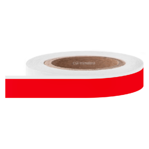 LabTAG TRM-19SBC1-50RE Removable Deep-Freeze Storage Tape 0.75" x 50′, Red, 1" Core