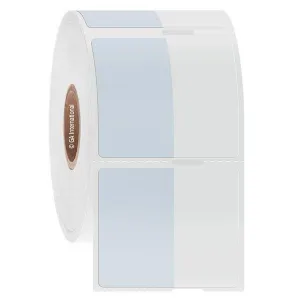 LabTAG AEA-2NOTC1-1WH Blackout CryoSTUCK - Cryogenic Cover-Up Labels for Frozen Vials & Tubes 0.875 x 1.375 + 0.75, White + Transparent 1 Inch Core