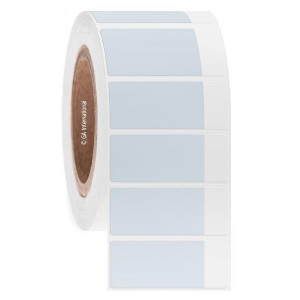 LabTAG AEA-3C3-1WH Blackout CryoSTUCK - Cryogenic Cover-Up Labels for Frozen Vials & Tubes 2 x 1 + 0.5 wrap, Opaque White + Transparent 3 Inch Core