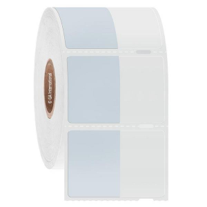 LabTAG AEA-5NOTC1-1WH Blackout CryoSTUCK - Cryogenic Cover-Up Labels for Frozen Vials & Tubes 0.875 x 1.125, Opaque White + Transparent 1 Inch Core