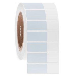 LabTAG AEA-7C3-2WH Blackout CryoSTUCK - Cryogenic Cover-Up Labels for Frozen Vials & Tubes 1.57 x 0.75 + 0.93 wrap, White + Transparent 3 Inch Core