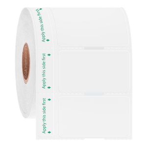 LabTAG AHA-224NOTC1-2 Clear CryoSTUCK - Cryogenic Thermal-Transfer Labels for Frozen Vials & Tubes 1.75" x 1", Transparent, 1" Core