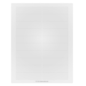 LabTAG ALTR-39WH Removable Steri-LazrTAG - Autoclave-Resistant Labels for Laser Printers (US Letter Size) 3.5" x 1" / 88.9mm x 25.4mm, White