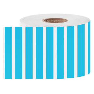 LabTAG AMA-223C1-2BL PlateTAG - Removable Deep-Freeze Thermal-Transfer Labels for Microplates 2" x 0.275" / 50.8mm x 7mm, Blue, 1" Core