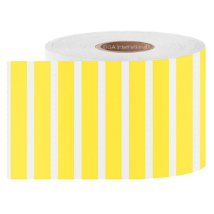 LabTAG AMA-223C1-2YE PlateTAG - Removable Deep-Freeze Thermal-Transfer Labels for Microplates 2" x 0.275", Yellow 1 Inch Core