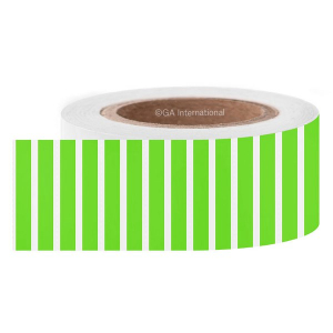 LabTAG AMA-223C3-4GA PlateTAG - Removable Deep-Freeze Thermal-Transfer Labels for Microplates 2" x 0.275", Green Apple 3 Inch Core