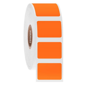LabTAG AUTC-75NPC1-2OR Permanent Steri-ThermoTAG - Autoclave-Resistant Thermal-Transfer Labels 1" x 0.6875", Orange 1 Inch Core