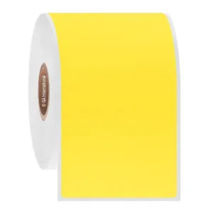 LabTAG AUTC-84C1-0.25YE Permanent Steri-ThermoTAG - Autoclave-Resistant Thermal-Transfer Labels 2" x 4", Yellow 1 Inch Core