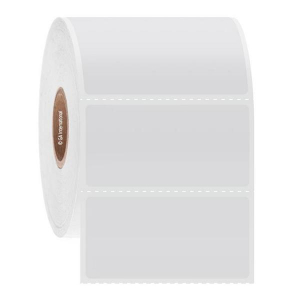 LabTAG AUTR-28C1-1WH Removable Steri-ThermoTAG - Autoclave-Resistant Thermal-Transfer Labels 2" x 1" / 50.8mm x 25.4mm, White, 1" Core