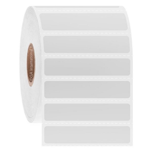 LabTAG AUTT-258C1-3WH Permanent Steri-ThermoTAG - Autoclave-Resistant Thermal-Transfer Labels 2" x 0.4", White 1 Inch Core