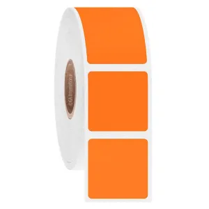 LabTAG AWA-29C1-2OR MetaliTAG - Cryogenic Thermal-Transfer Labels for Metal Racks 1" x 1" / 25.4mm x 25.4mm, Orange, 1" Core