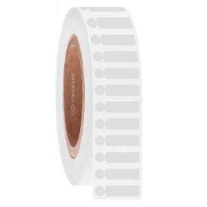 LabTAG AZA-559SBC3-3WH Histo-PinTAG - Removeable Thermal-Transfer Labels for Slide Re-Identification 1.17" x 0.28", White 3 Inch Core