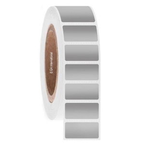 LabTAG BOA-19C3-3SI Blackout Steri-ThermoTAG - Autoclave-Resistant Cover-Up Thermal-Transfer Labels 1.3" x 0.625", Silver 3 Inch Core