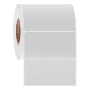 LabTAG BOC-62C3-1WH Blackout FreezerTAG - Deep-Freeze Cover-Up Labels for Thermal-Transfer Barcode Printers 4" x 2", White, 3" Core