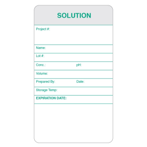 LabTAG CALA-005-0.25R CalTAG - Self-Laminating Calibration Labels 3.5" x 2"/ 88.9mm x 50.8mm, Green On White, 3" Core