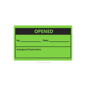 LabTAG CALA-011-0.5R CalTAG - Self-Laminating Calibration Labels 1.5" x 2.5"/ 38.1mm x 63.5mm, Black On Green, 3" Core
