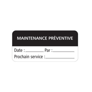 LabTAG CALA-013-1P CalTAG - Self-Laminating Calibration Labels 1" x 2.125" / 25.4mm x 54mm, Black On White, 3" Core