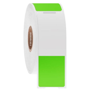 LabTAG CATT-309NOTC1-1GA Cryo-WrapTAG - Wrap-Around Cryogenic & Autoclave-Resistant Thermal-Transfer Labels 1 x 1.18, Green +Transparent 1 Inch Core