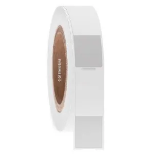 LabTAG CATT-309NOTC3-1WH Cryo-WrapTAG - Wrap-Around Cryogenic & Autoclave-Resistant Thermal-Transfer Labels 1 x 1.18, White + Transparent 3 Inch Core